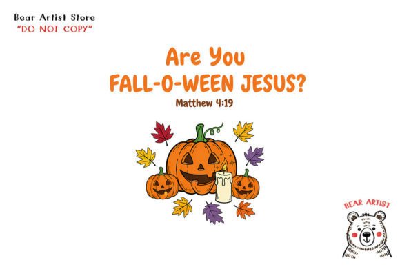 Are You Fall-O-Ween Jesus, Thanksgiving PNG Illustrations