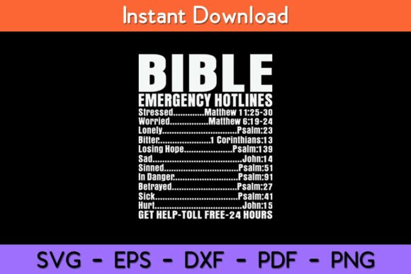 Bible Emergency Numbers Funny Hotline Crafts
