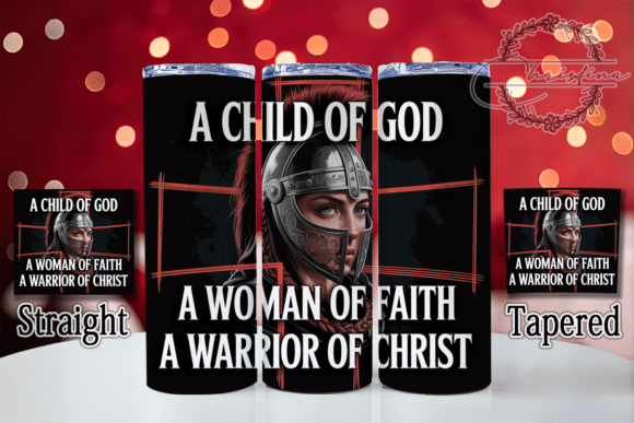 Christian Woman Faith Inspiration Tumbler Wraps