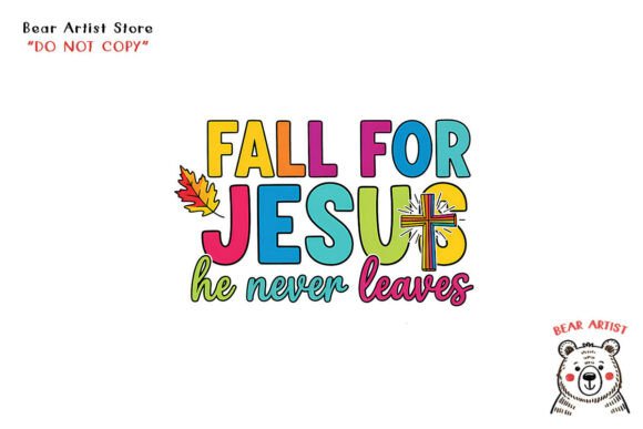 Fall for Jesus PNG: Thanksgiving Illustrations