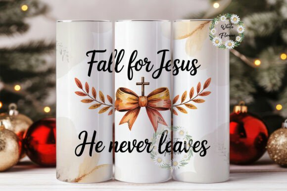 Fall for Jesus Tumbler Wrap & Tumbler Wraps