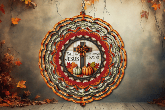 Fall for Jesus Wind Spinner — Crafts Brand Asset Review