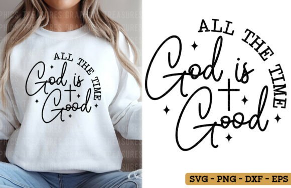 God is Good PNG SVG Christian Illustrations