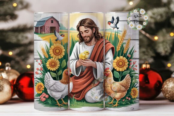 Jesus Take the Coop Tumbler Wraps