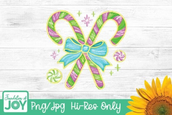 Neon Candy Cane: Impasto Christmas